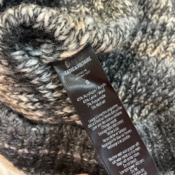 Zadig & Voltaire Kong Pa Sweater Made In Italy S - Picture 5 of 6
